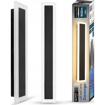 Nástěnné svítidlo Nástěnné svítidlo Masterled černé, integrovaný LED zdroj 19 W