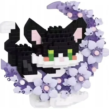 ostatní stavebnice Stavebnice na Měsíci Kotě Sladký kočičí květinový Dárek