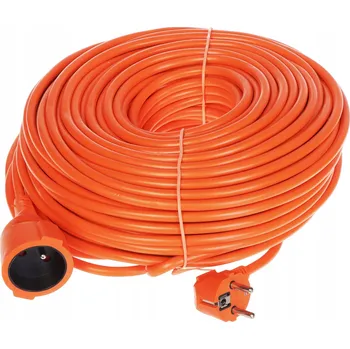 elektrický kabel Prodlužovací Kabel zahradní, jednoduchý Blow 50 m 1 ks zásuvek oranžový