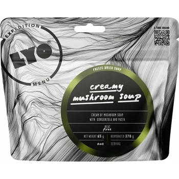 Krémová houbová polévka LYOFOOD vegetariánská 65 g / 370 g po rehydrataci