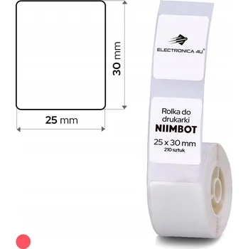 Samolepící etiketa Samolepicí štítky, termální samolepky pro tiskárnu Niimbot D101, 25x30 mm