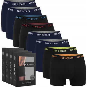 Boxerky Top Secret pánské bavlněné boxerky 8 kusů velikost L
