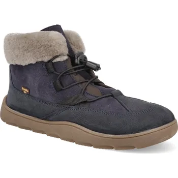 Dívčí zimní obuv Barefoot zimní boty Froddo - Zeru Tex Cosy Dark blue tmavě modré Velikost: 32