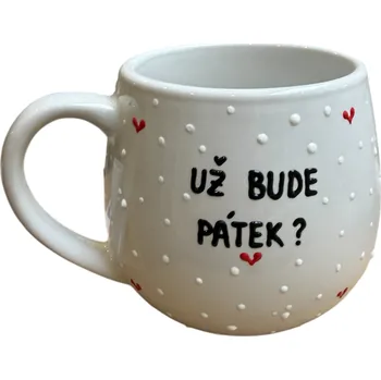 DANNY MADE Hrnek "Už bude pátek?"