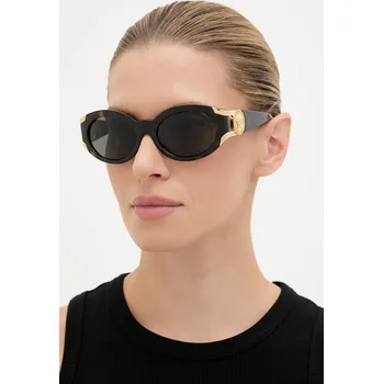 Sluneční brýle Sluneční brýle Versace dámské, hnědá barva, 0VE4503U 88X, vel. 55