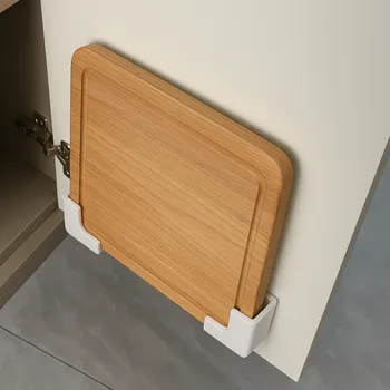 Household Pár plastových držáků na váhu nebo prkénko na krájení / Bílá