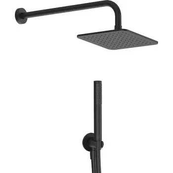 Sprchový set Ideal Standard Idealrain - Sprchový set bez baterie, 20x20 cm, matná černá BD781XG
