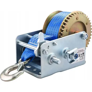 lanový naviják RUČNÍ LANOVÝ NAVIJÁK DVOURYCHLOSTNÍ POPRUH 1130KG 10M ERGONOMICKÝ NAVIJÁK