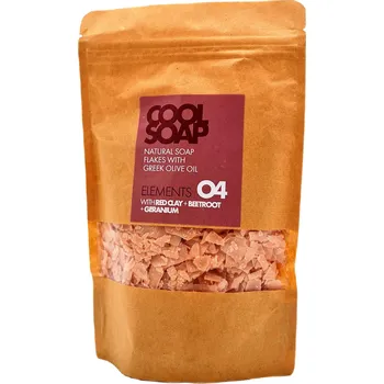 Koupelová kosmetika Mýdlové vločky, přírodní řecké mýdlo, olivové, hypoalergenní, geranium