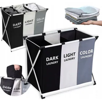Koš na prádlo Volně stojící koš na prádlo Korbi 135 l, vícebarevný
