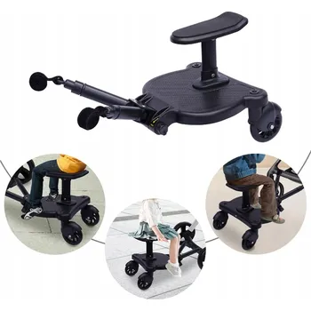 Kočárek UNIVERZÁLNÍ PŘÍDAVNÁ PLOŠINA KE KOČÁRKU SE SEDÁTKEM, NOSNOST 25 KG