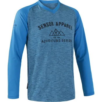 cyklistický dres Pánský cyklodres SENSOR Cyklo Charger modrá Barva: Modrá, Velikost: L