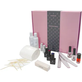 Umělé nehty NANI vánoční gel lak sada Professional