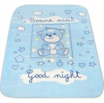 Dětská deka Dětská deka 80x110 Shell modrá BabyMatex