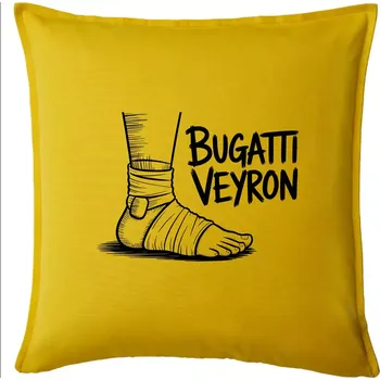 Polštář Bugatti vejron - Polštář 50x50 - 50x50 - Pouze potah ( Žlutá )