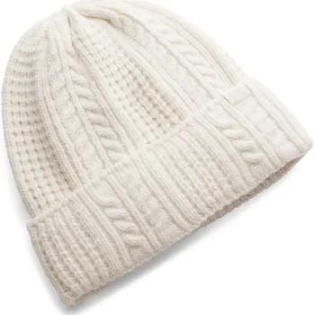 Čepice Dámská čepice Under Armour HALFTIME CABLE KNIT BEANIE W hnědá 1386639-279