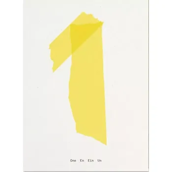 Plakát minimalistická umělecká karta Paper Collective 1 Art Card