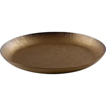 BePureHome Kovový tác Hammer 50 cm, mosazný