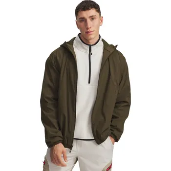 Pánská casual bunda Pánská sportovní bunda Under Armour UNSTOPPABLE TXT WOVEN JACKET zelená 6003863-308 - S | UK 7 | US 9,5