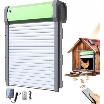 Automatické solární dveře do kurníku IP67 se 4 režimy