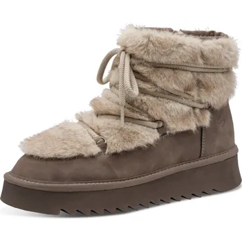 Dámská zimní obuv DÁMSKÉ KOTNÍKOVÉ BOTY TAMARIS 1-26475-45 341 BÉŽOVÁ Barva: BÉŽOVÁ, Velikost: 38
