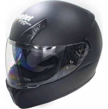 Helma na motorku PŘILBA SAFEBET HF-125A MATNÁ ČERNÁ XXL (ECE) DOT