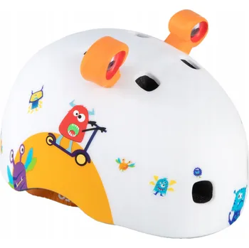 Cyklistická přilba Přilba Micro LED Helmet PC Monsters M (52-56 cm)