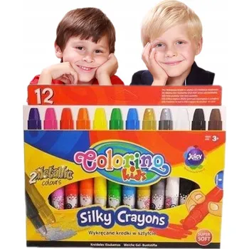 Gelové Voskovky COLORINO KIDS 12 barev