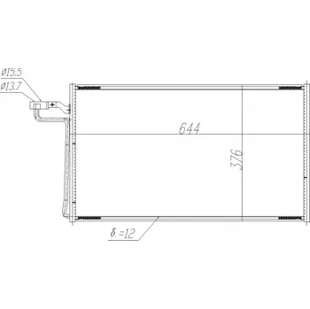 Výparník klimatizace Kondenzátor, klimatizace HART 616 449