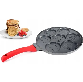 Pánev PÁNEV NA VOLSKÁ OKA, LÍVANCE, PALAČINKY - mini formičky smajlíci