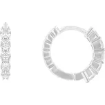 Stříbrné decentní náušnice s lab-grown diamanty Parks