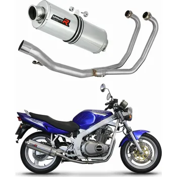 Výfuk pro motocykl Laděný výfuk Dominator Suzuki GS 500E 1989 - 2009 Kompletní systém Výfukové potrubí OV + dB killer medium