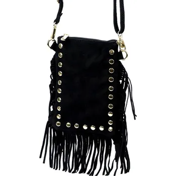 Kožená kabelka Luka černá KZ2259426