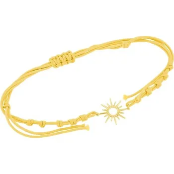 Náramek Šňůrkový náramek se sluncem Sun