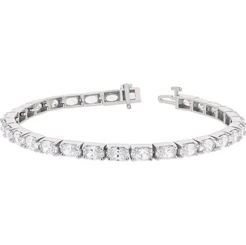 Náramek Stříbrný náramek s oválnými zirkony Rolf