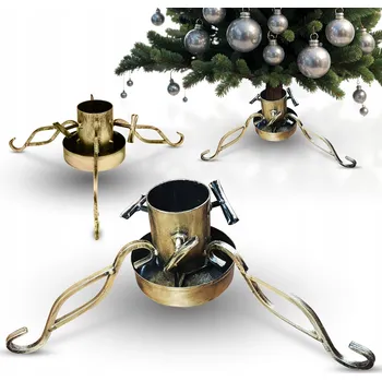 Stojánek na vánoční stromek Kovový stojan na vánoční stromek s miskou