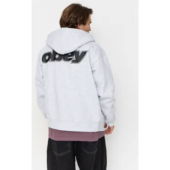 Pánská mikina OBEY Gaze Extra Heavy ZHD (ash grey) XL, šedá