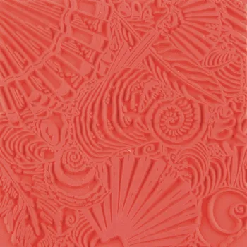 Obraz Texturovaná dlaždice Mušle 9x9 cm