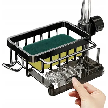 Organizace kuchyně ORGANIZER DO ZLEWOZMYWAKA KUCHENNEGO, ODKAPÁVAČ NA HOUBIČKY, DRŽÁK NA HOUBIČKU