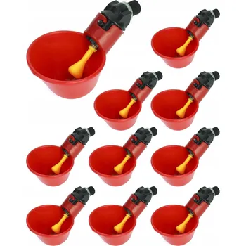 napáječka pro hospodářská zvířata AUTOMATICKÁ NAPÁJEČKA PRO DRŮBEŽ X10 NAPÁJEČKY PRO KUŘATA K PITÍ VODY DO TRUBEK