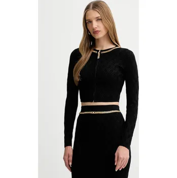 Dámský svetr Kardigan Elisabetta Franchi dámský, černá barva, MK29B56E2 99B, vel. 38