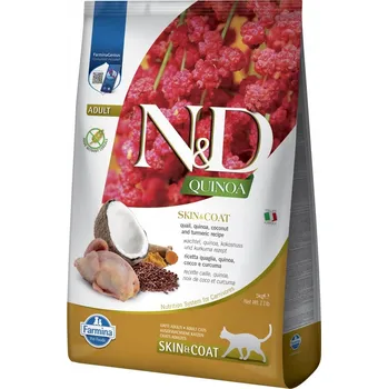 Krmivo pro kočku Suché krmivo pro kočky Farmina N&D Cat Quinoa Skin & Coat Quail 5 kg