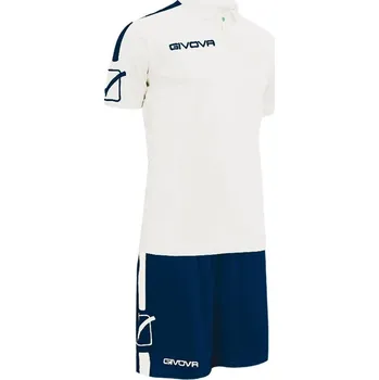 Pánské kraťasy GIVOVA fotbalový komplet sportovní tričko a kraťasy KITC56 bílý