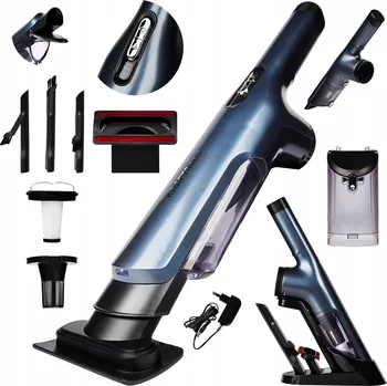 Vysavač Ruční Vysavač Kraft&Dele 4908242334555 stříbrný/šedý