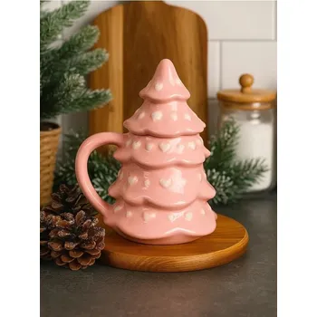 Sinsay - Hrnek s vánočním motivem - pastelová růžová - 202GI-03X - 202GI-03X-ONE