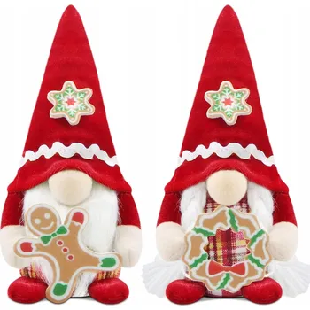 Vánoční dekorace ZIMNÍ SKŘÍTEK 2x VÁNOČNÍ SKŘÍTEK DEKORACE VÁNOCE SVÁTKY GNÓM