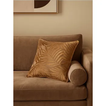 Dekorativní polštářek Sinsay - Dekorační polštář s rostlinným vzorem - hnědá - 657GM-82X - 657GM-82X-ONE