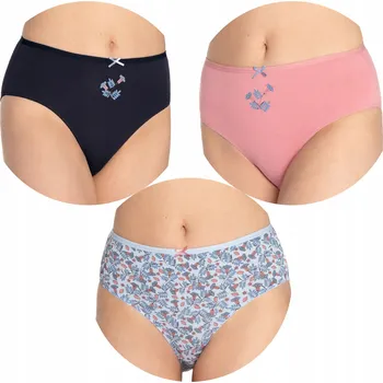 Dámské oblečení 3x LAMA bavlněné bikinové KALHOTKY LAMA vel L