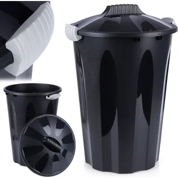 Odpadkový koš Odpadkový koš plastový černý 40 l