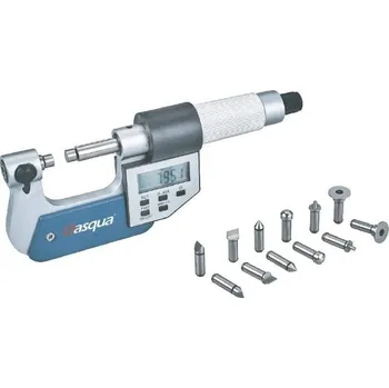 Posuvné měřítko Digitální mikrometr s výměnnými doteky DASQUA